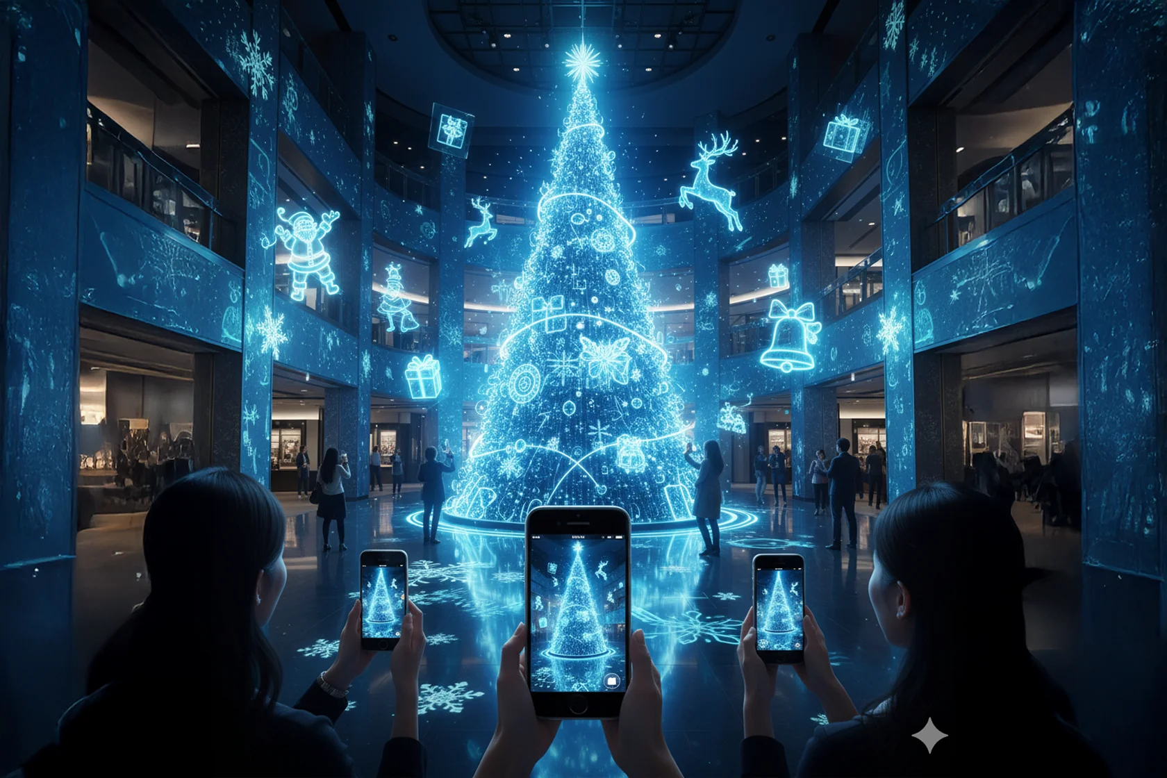 クリスマスのAR体験メインビジュアル